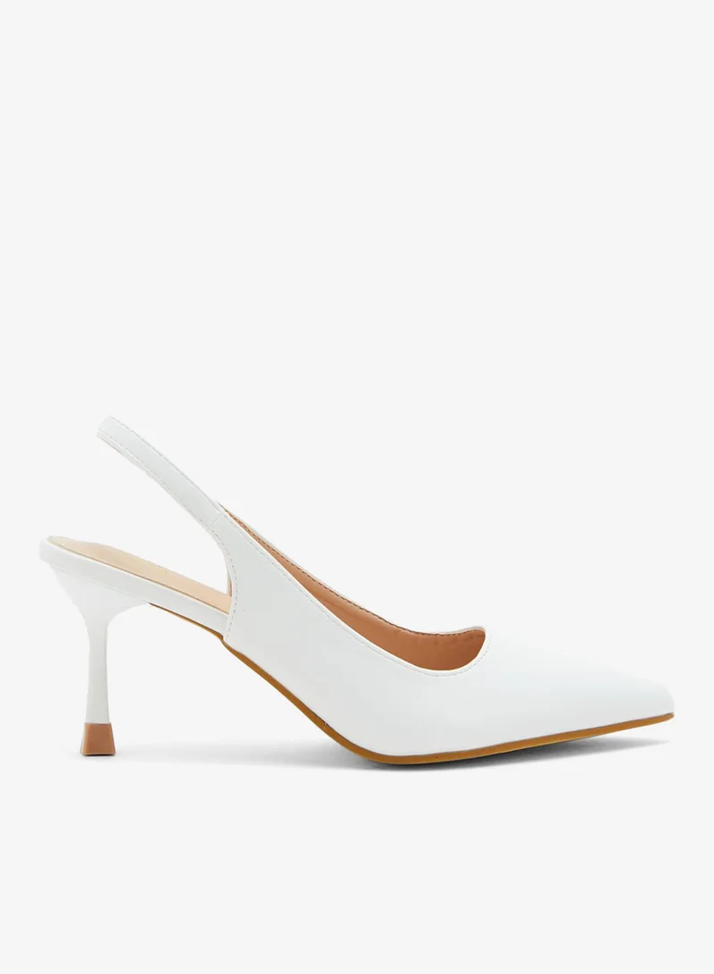 ايلا حذاء بكعب عالٍ بحمالة ذهبية