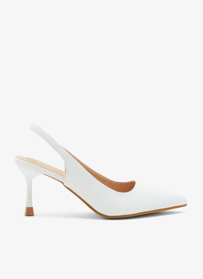 ايلا حذاء بكعب عالٍ بحمالة ذهبية