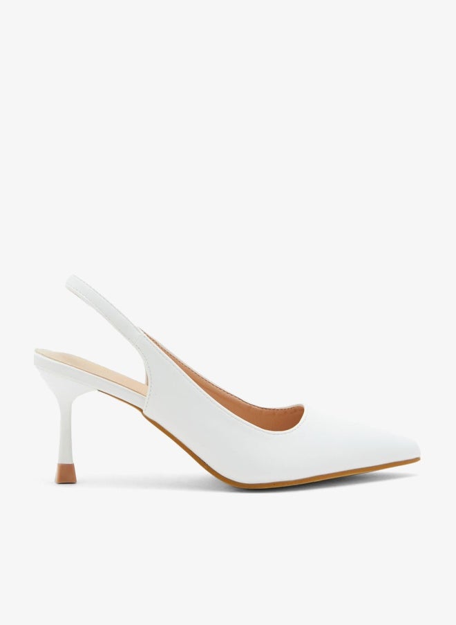 ELLA Gold Detail Slingback Pump - Image 1