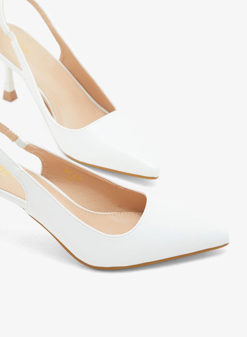 ELLA Gold Detail Slingback Pump - Image 4