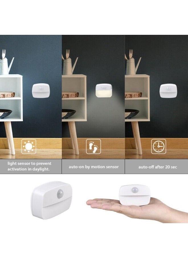 Generic Motion Sensor Night Light, Cordless Battery-Powered LED, Modern White, 1 Pack  - Image 5