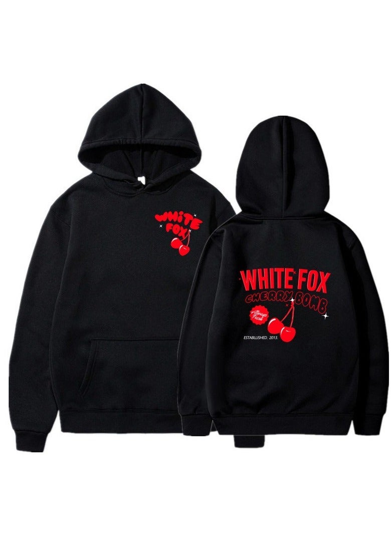 WHITE FOX Hoodie Men Women Couples Sweatshirts Pullover Shirt Hooded Sweater  - Image 1