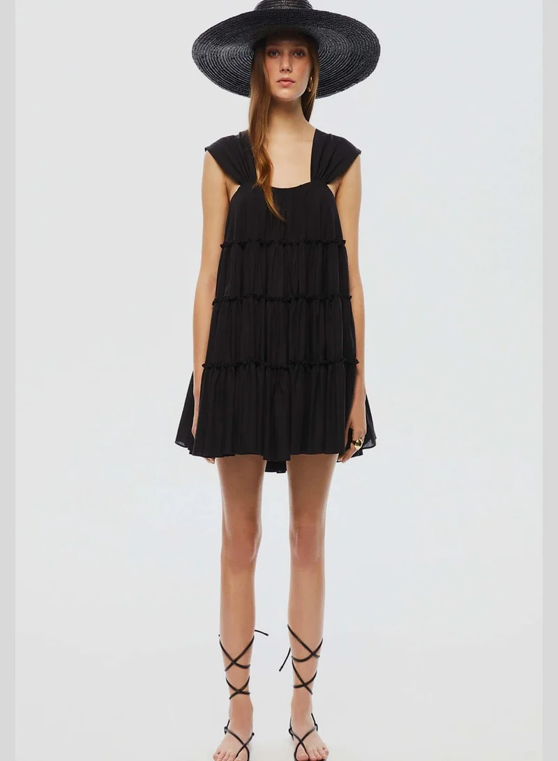 Nocturne Tiered Mini Dress