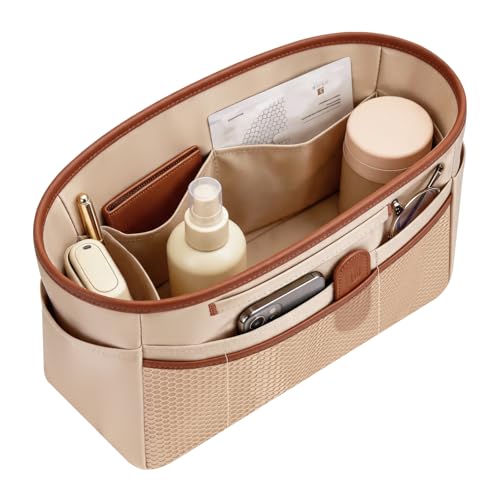 GIVLEFLY Purse Organizer Insert for Tote Bag, Extra Large Bag Organizer Insert, Multi Pocket Handbag Organizer, Structured Purse Liner Shaper - Image 1