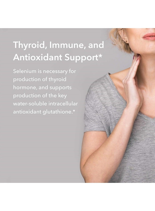 Allergy Research Group محلول السيلينيوم - سيلينيوم سائل سريع الامتصاص، سيلينيت الصوديوم النقي، دعم الغدة الدرقية، مضادات الأكسدة، مكمل 100 ميكروغرام، مضاد للحساسية - 8 أونصة سائلة - Image 3