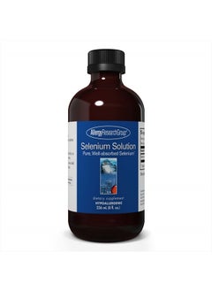 Allergy Research Group Selenium Solution - Well-Absorbed Selenium Liquid, Pure Sodium Selenite, Thyroid Support, Antioxidants, 100 mcg Supplement, Hypoallergenic - 8 Fl Oz  - Image 1