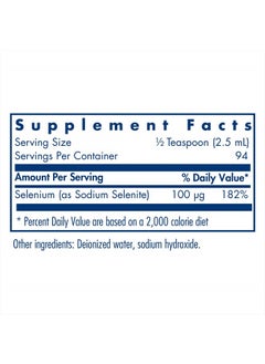 Allergy Research Group Selenium Solution - Well-Absorbed Selenium Liquid, Pure Sodium Selenite, Thyroid Support, Antioxidants, 100 mcg Supplement, Hypoallergenic - 8 Fl Oz  - Image 2