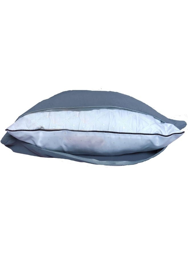 AUCOCU Stretch Jersey Pillow Cases with Invisible Zipper  - Image 2