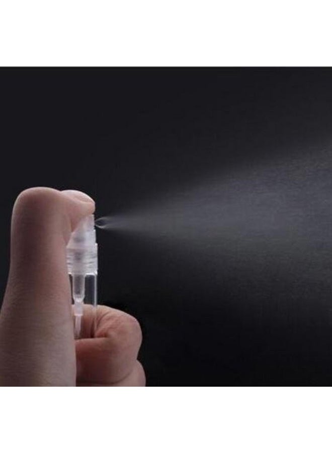 ELFENSTALL 25PCS Clear Glass 5ml 1/6oz Spray Bottle Perfume Fragrance Scent Vials Black Fine mist Atomizer Refillable Sprayer Portable Liquid Container Free 2pcs 3ml Dropper - Image 4