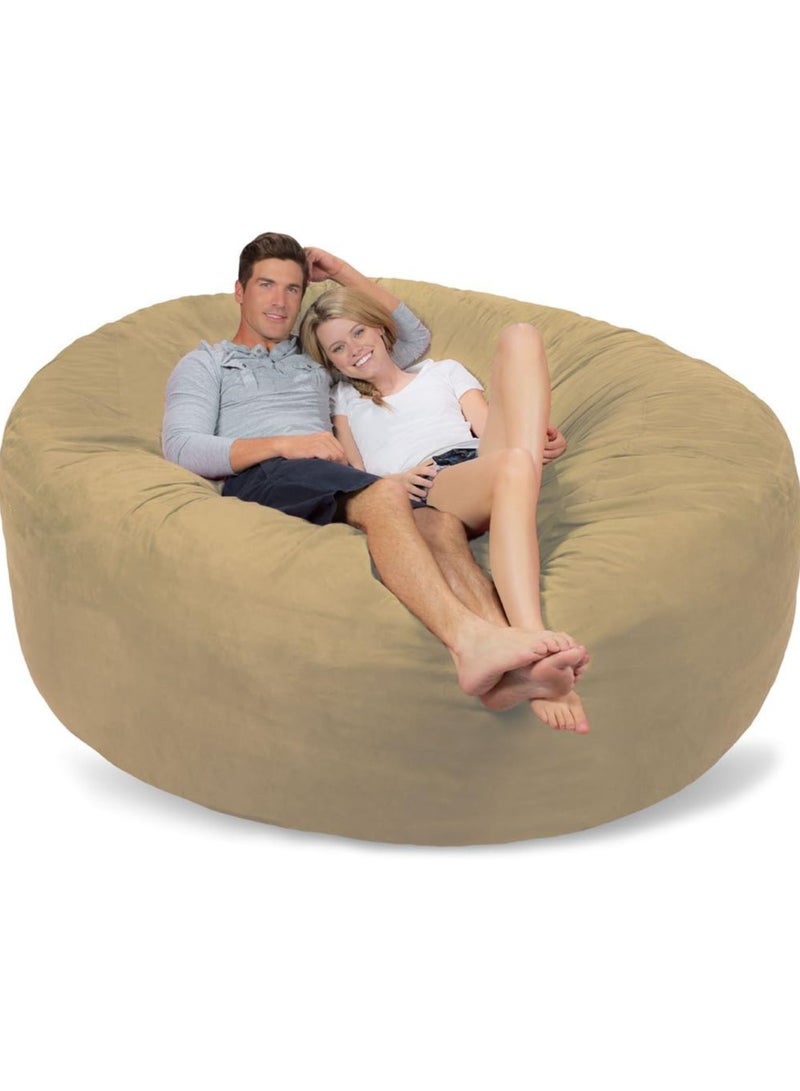Comfy COMFY ULTIMATE XXL LOVESACK GAMING CREAM RECLINER BEAN BAG WITH VIRGIN POLYSTYRENE BEAN FILLING 1  - Image 1