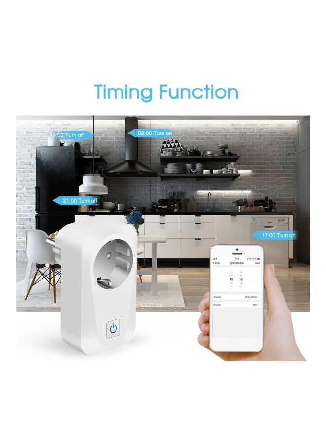 NIBEMINENT Wifi Portable Smart Socket White - Image 4