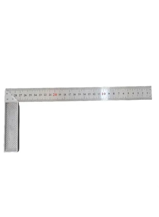 1pc Stainless Steel Horizontal Movable Angle Ruler 300MM Adjustable Measurement Tool - Image 1