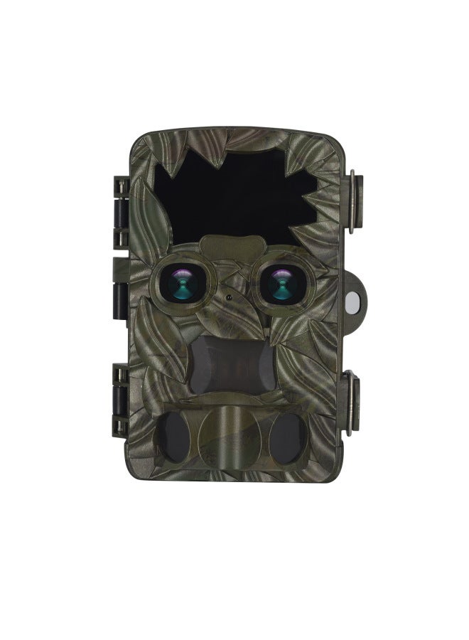 Generic 4K Dual Lens Infrared Camera 32MP HD Night Vision Induction Monitoring Animal Wild Outdoor Camera-Color:Fan Color  - Image 3