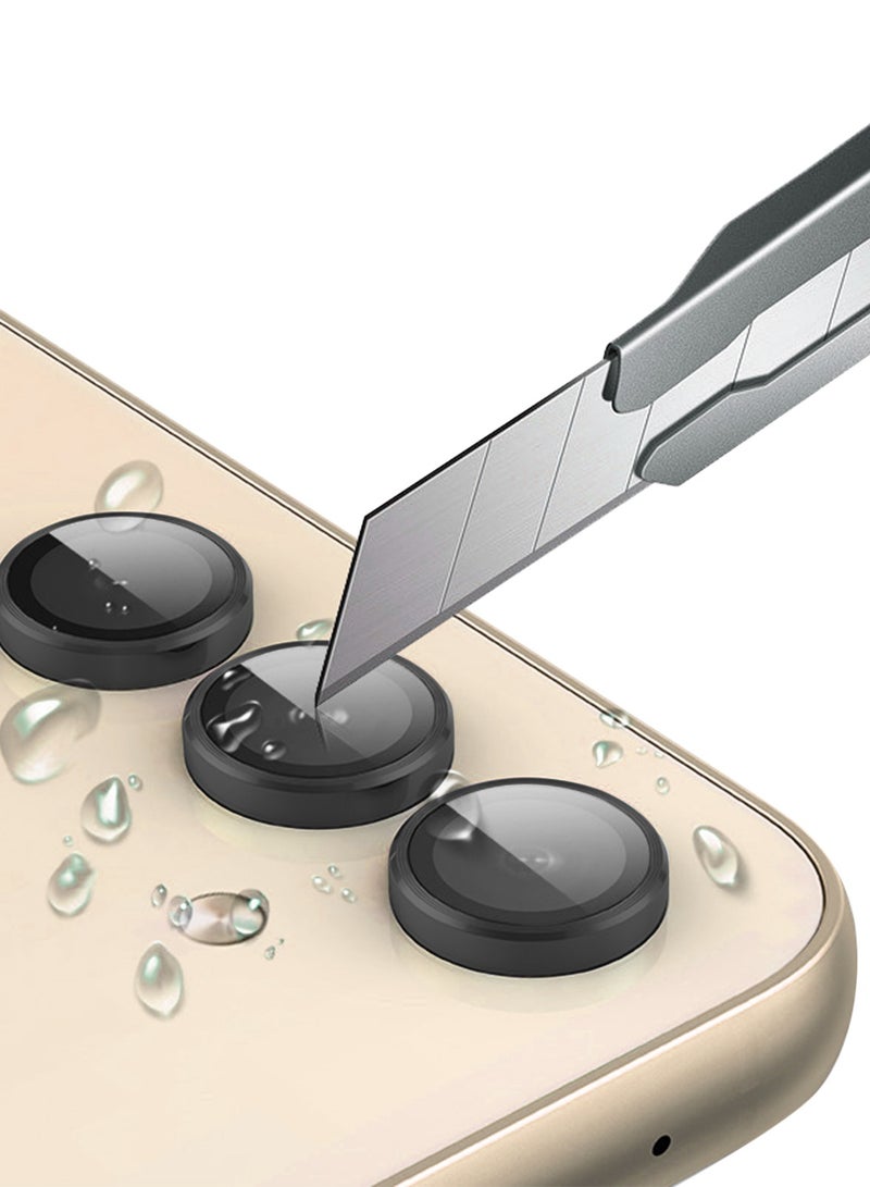 Lens protection film HD CD pattern for SAMSUNG Galaxy S24, Black - Image 5