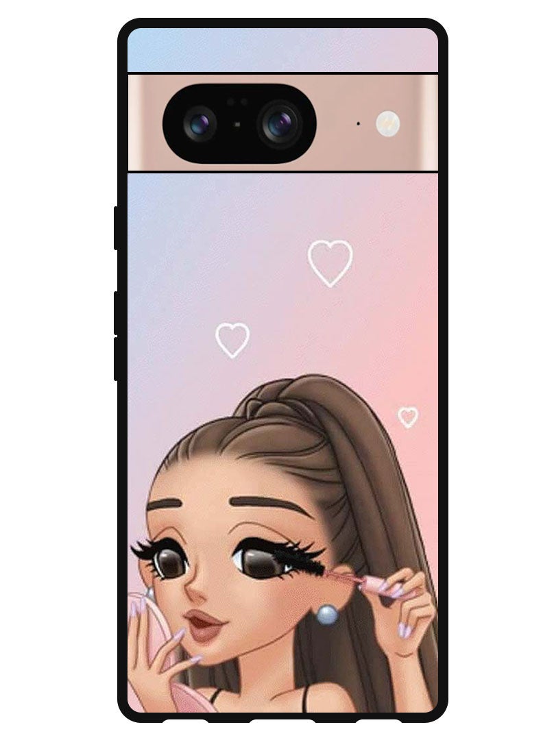 Theodor Protective Case Anti Scratch Shock Proof Bumper Cover For Google Pixel 8 Putting Makeup - Image 1