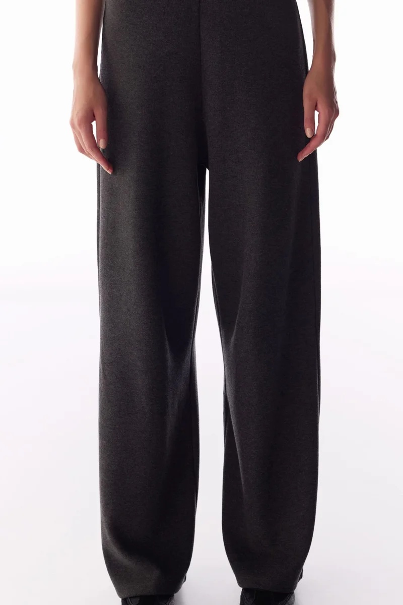 Penti PENTI Warm Wide Leg Melange Pattern Pants