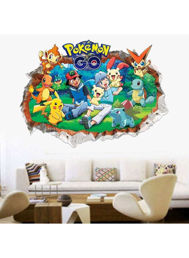 NIBEMINENT Pokemon Go Wall Sticker Multicolour 70x50centimeter - Image 2