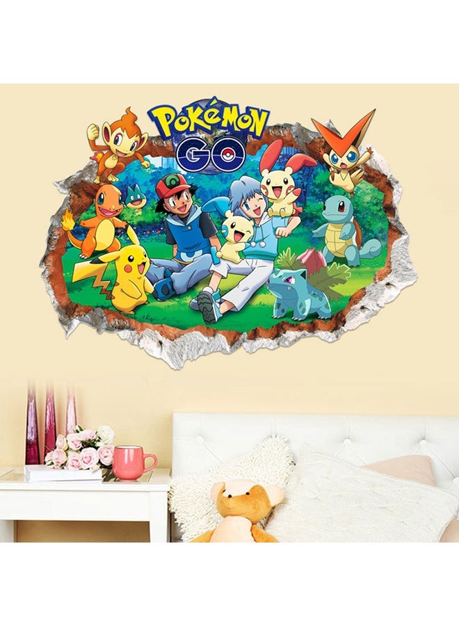 NIBEMINENT Pokemon Go Wall Sticker Multicolour 70x50centimeter - Image 3