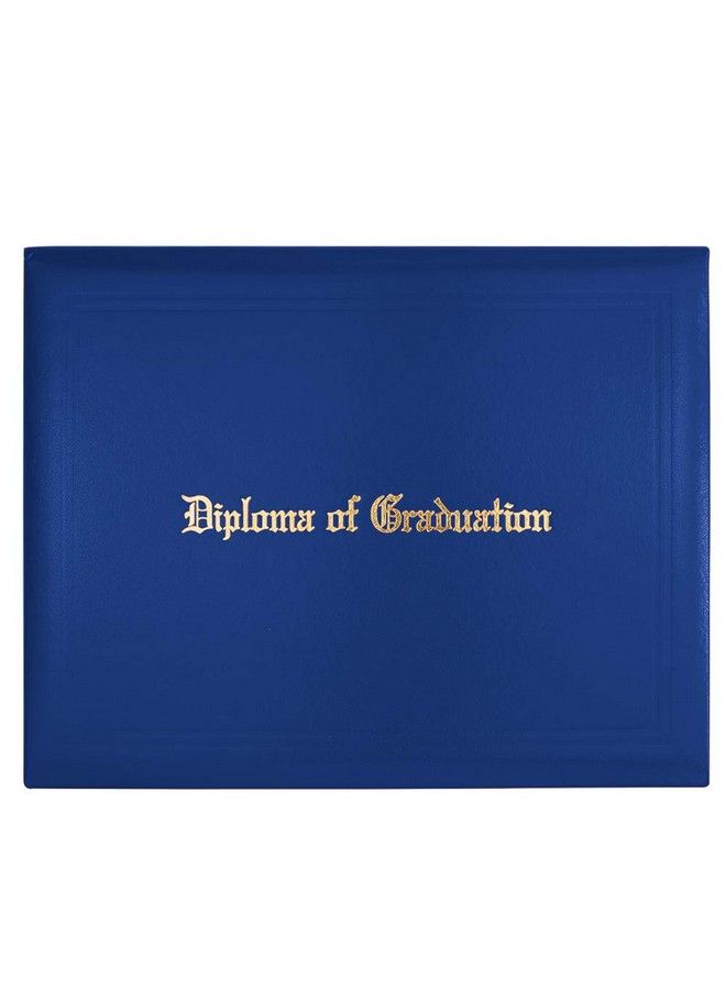 GraduationMall Handcrafted Imprinted Diploma Cover 6" X 8" (Royal) - Image 3