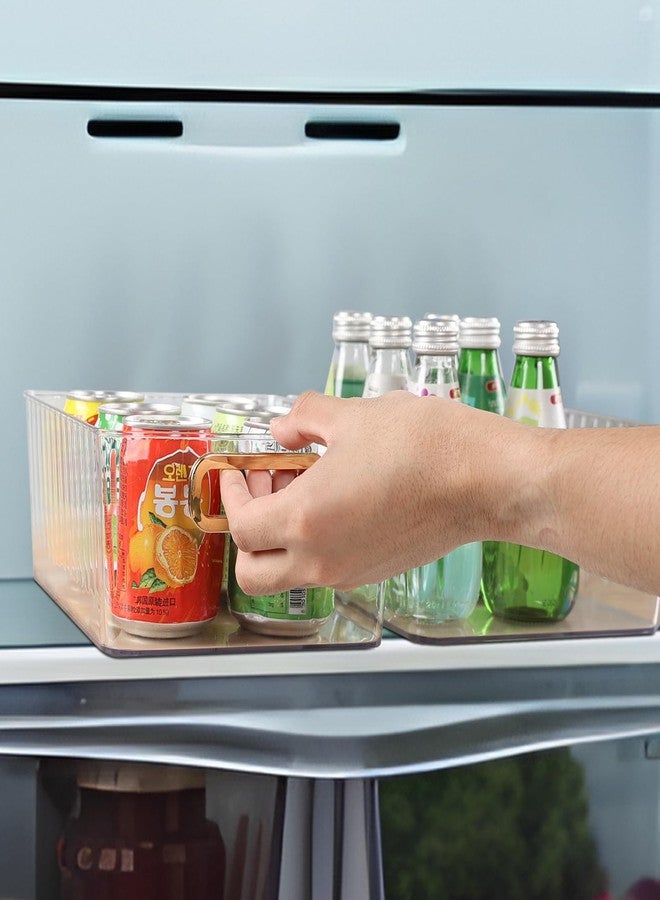 Ggbin 4 Pack Multi-Use Clear Organizer Bins, Small Plastic Storage Container for Kitchen, Pantry, Bathroom - Image 3