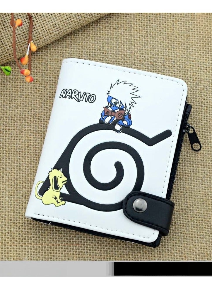 KUYING New Naruto Printed Waterproof Wallet 