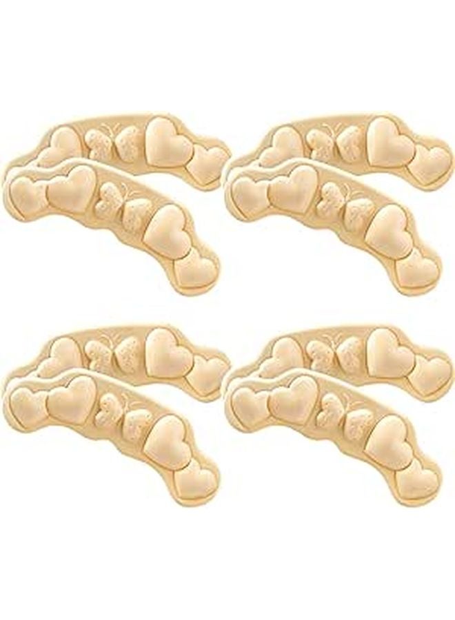 Self Adhesive Gel Heel Cushions 8Pcs Adjustable Pads Prevent Slipping Blisters - Image 1