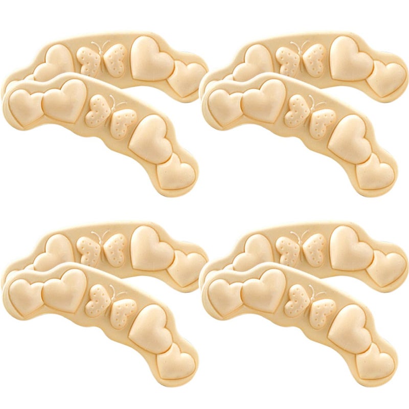 Self Adhesive Gel Heel Cushions 8Pcs Adjustable Pads Prevent Slipping Blisters - Image 2