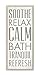 The Stupell Home Decor Collection The Stupell Home Decor Collection Stupell Home DÃƒÂ©cor Soothe Calm Relax Bath Bathroom Wall Plaque, 7 x 0.5 x 17,  - Image 2