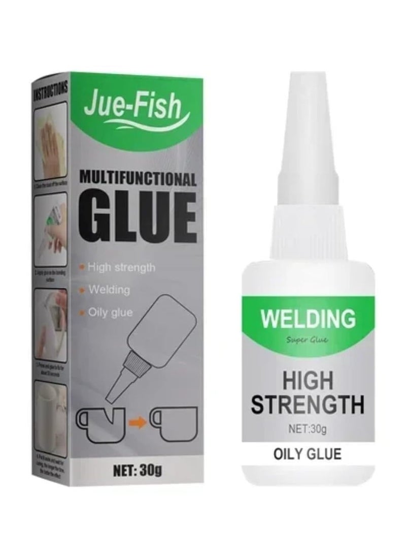 JUE-FISH - High Strength Multifunctional Glue, Universal Super Glue With Instant Bonding 30g - Image 1