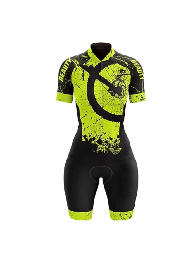 KUYING GR New Summer Outdoor Sunscreen Moisture Absorption Quick Drying Bicycle Women's Cycling Clothing Set  - Image 1