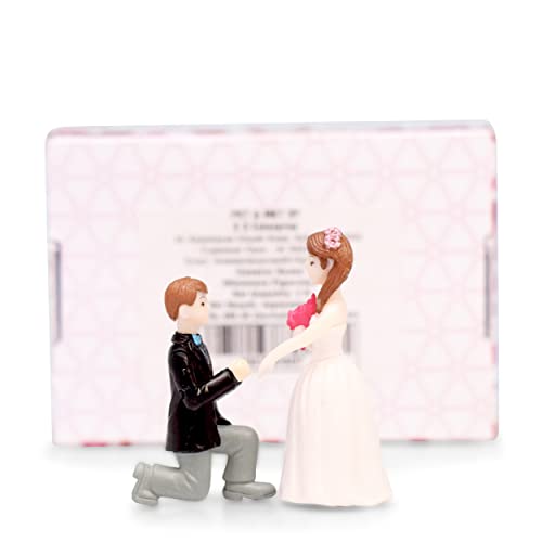 iDream Proposing Guy Resin Showpiece - Romantic Couple Miniature Gift for Girlfriend, Wife or Valentines Day Celebration (White) - Image 5