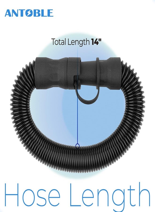 ANTOBLE N582637 Inflator Hose Compatible with DeWalt Air Compressor DCC020IB, N769086 Replacement Hose Assembly with Safety Tips for DeWalt Inflator Air Hose Parts Accessories, 14 Inches - Image 5