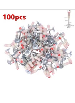 Generic Steel Nails Compatible with Nail Gun, 100pcs/Multicolor  - Image 1