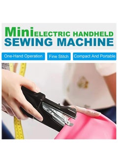 Hihonor Handheld Sewing Machine, Mini Sewing Machine Handheld for Adults Quick Stitching, Portable Sewing Machine with Sewing Kits for Clothes, Jeans, DIY, Home, Travel (White)  - Image 2