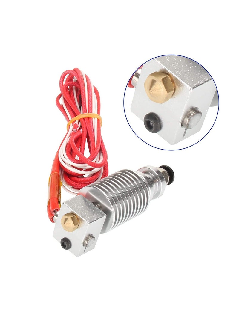 Captaintech 41PCS 3D Printer Parts Accessories Tool Set Nozzles Cleaner Kit with E3D Brass Nozzles, Cleaning Needles Tweezers, Heater block and Cover,Teflon Tube Throat for Ender 3 5 - Image 5