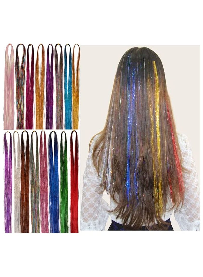 بلومنغ تايم 12 لون جدائل 47 بوصة وصلات شعر لامع لامع - Image 1