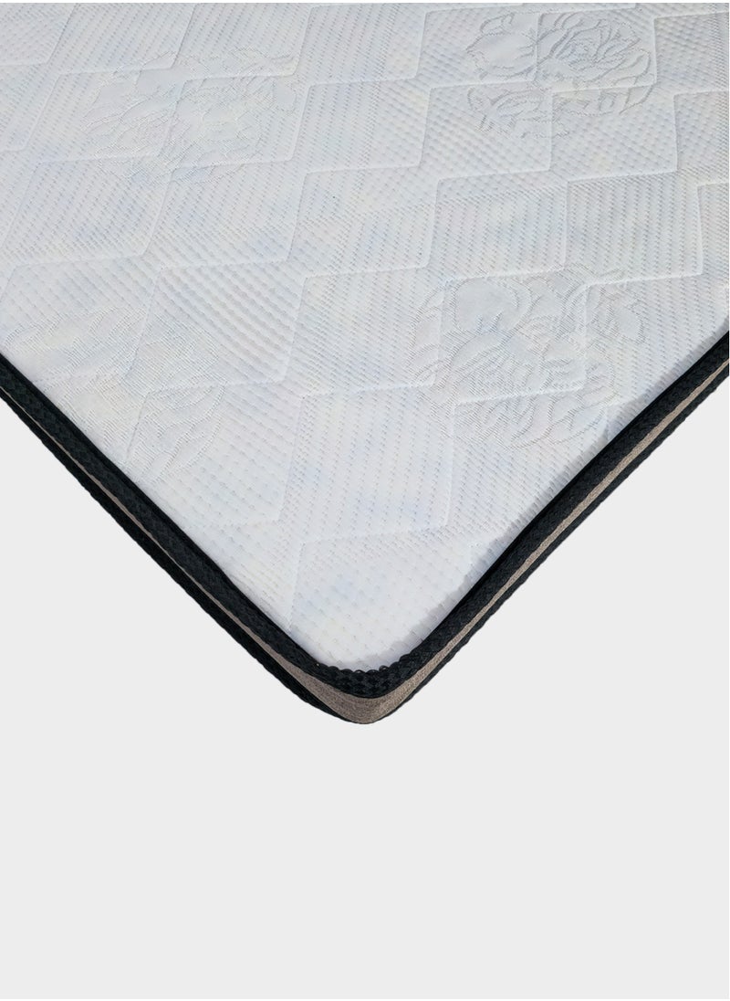 Art Comfort Single Bed Mattress | High-Density 60-Density Foam, Breathable, Luxurious Embroidered Hypoallergenic Fabric, Size: 200x90x12CM  - Image 2