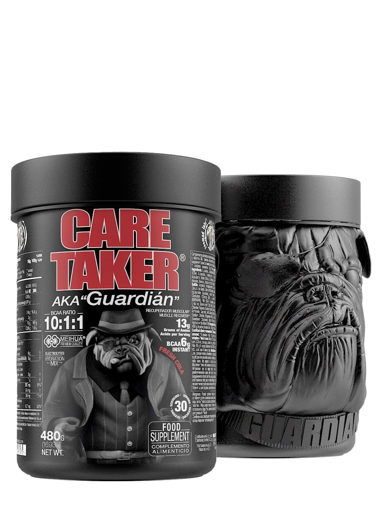 zoomad labs Zoomad Labs Caretaker - BCAA Powder, Muscle Recovery and Growth Supplement with 6.6g BCAA, Glutamine, Citrulline, Electrolyte Blend, Fresh Cola Flavor, 30 Servings  - Image 1