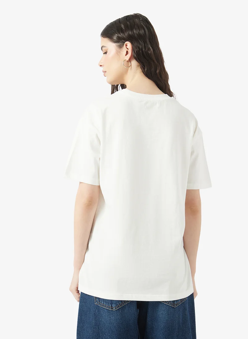 Ripples Ladies Drop Shoulder T-shirt