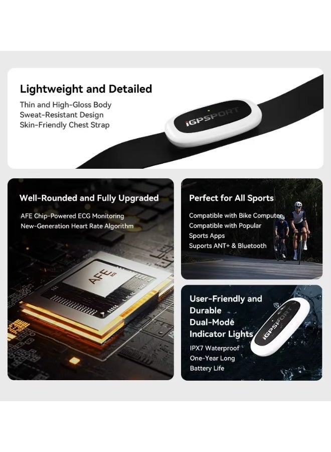 iGPSPORT HR50 Heart Rate Sensor Bike Computer Fitness Running Sport Heart Rate Monitor Sensor IPX7 Waterproof Bike Accessories - Image 2