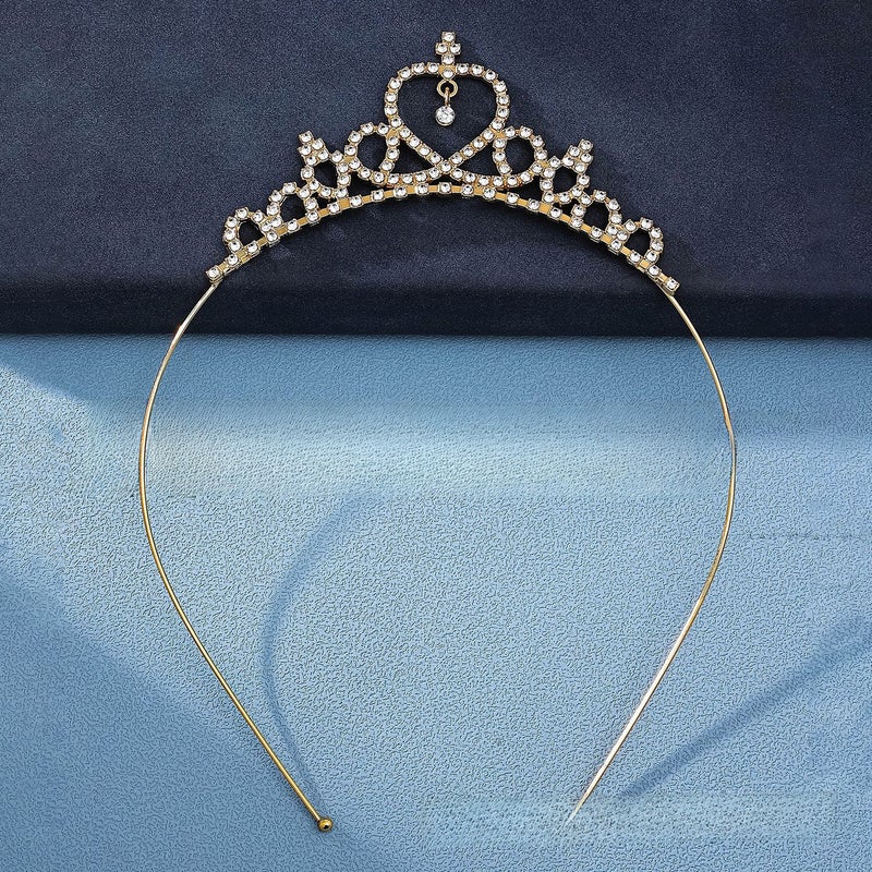 Generic Kids Crown Headbands Princess Tiara Accessories Gold 