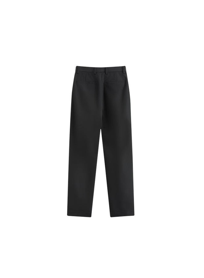 JD.com Jd Jingzao Men'S Dress Pants, Business Wrinkle-Resistant, Easy-Care, Classic Versatile Slim-Fit Casual Trousers, Men'S Suit Pants, Black, Size 32 - Image 4