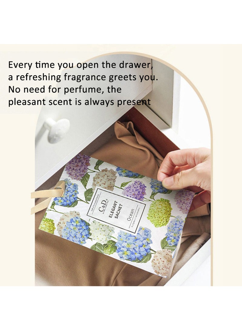 Elegant Sachet, Hanging Air Deodorizer Freshener Car Scent for Drawers, Wardrobes, Cars (Cherry Blossom)  - Image 4