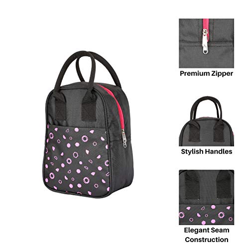 999 Lunch Bags (Pink) Carry on Lunch Bag for School Office Picnic Travel Camping Outdoor Heat Preservation Waterproof Meal Bag for Men Women and Kids - Image 3