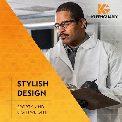 KleenGuard™ V30 Nemesis™ Safety Glasses (25679), with KleenVision™ Anti-Fog Coating, Clear Lenses, Black Frame, Unisex for Men and Women (Qty 12) - Image 5