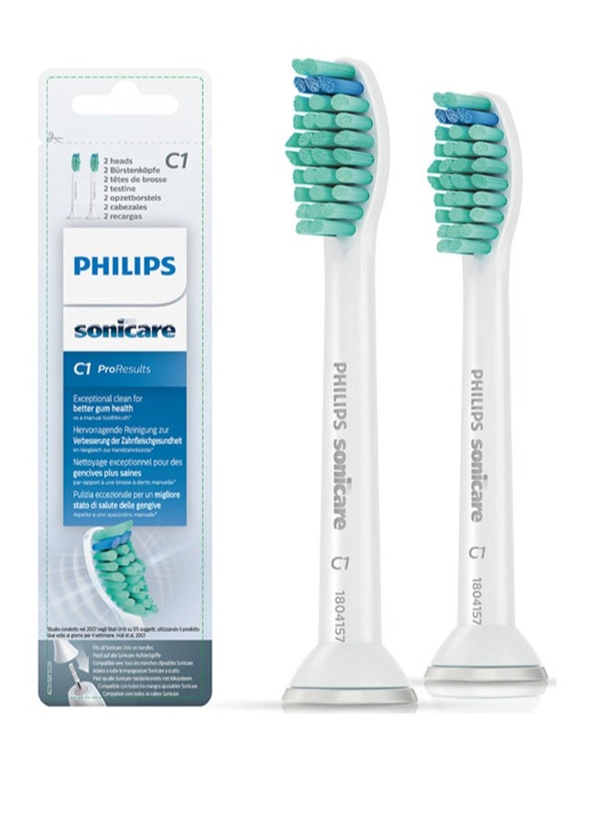 PHILIPS SONICARE - Pro Results Standard Toothbrush Heads HX6012/07 With 2 Year Warranty - Image 1