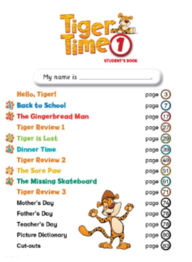 Macmillan Tiger Time -  English Course for Schools -level 1_students_book - Image 2
