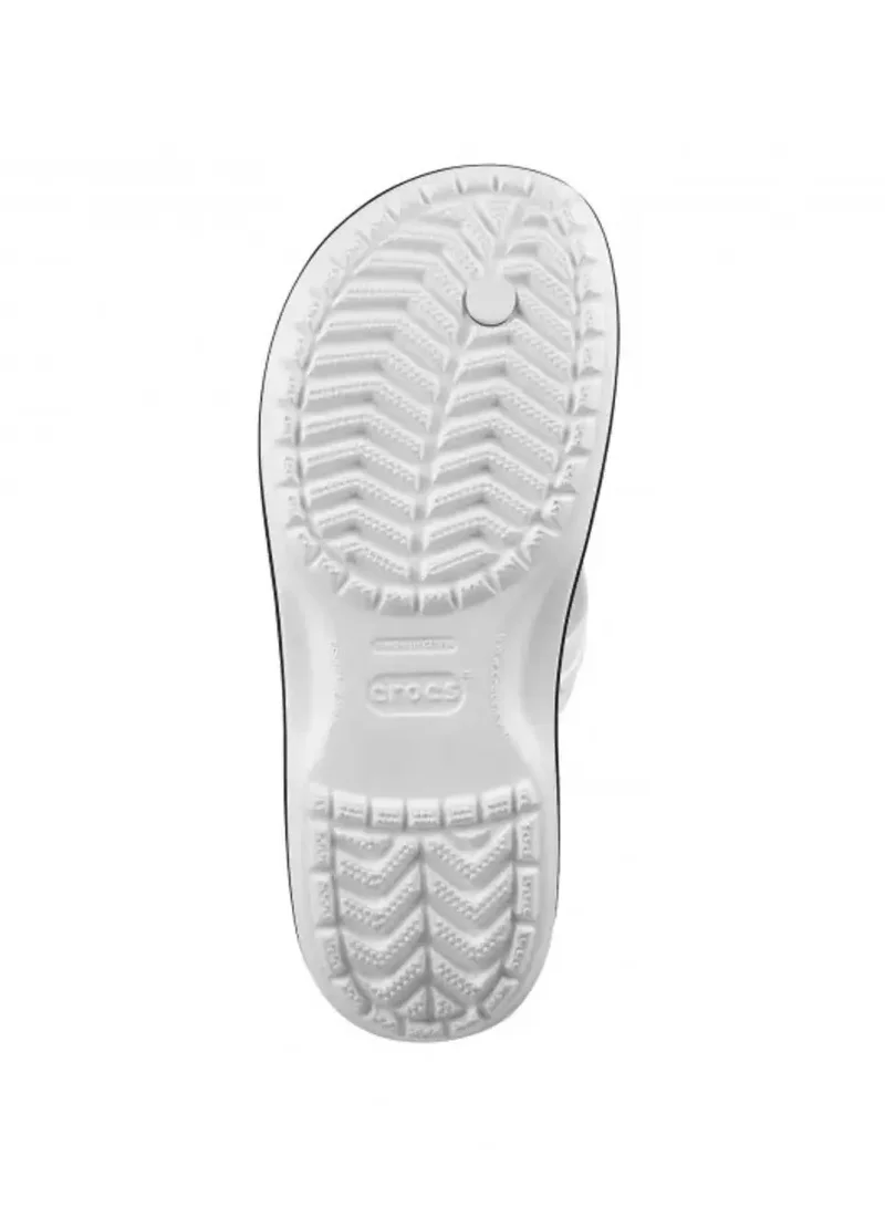 crocs White Casual Crocband Flip Flops for Women | Best Price UAE