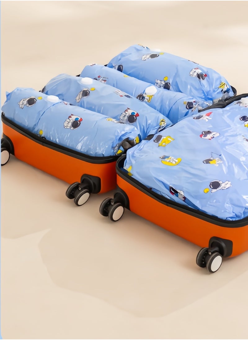 Generic - Premium Vacuum Storage Bags with Manual Pump, 6 Pack, Reusable Space Saver Bags for Clothes, Mattresses, Blankets, Duvets, Pillows, Comforters, Quilts, Travel - Image 1
