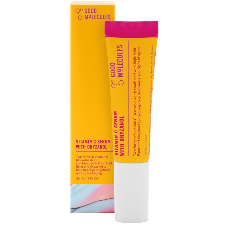 Good Molecules Vitamin C Serum with Oryzanol - Face Serum to Promote Even Skin Tone, Anti-Aging, and Brightening - Skin Care for Face - Image 1